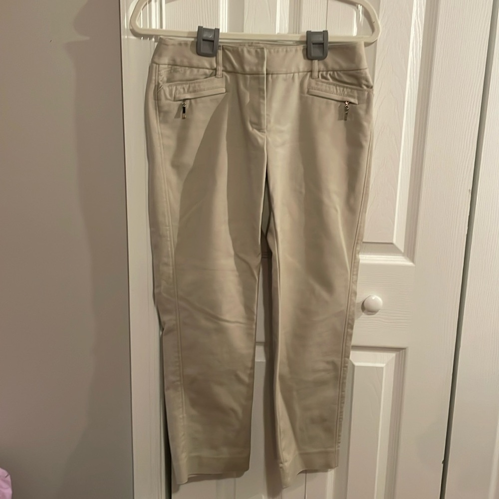 WHBM Light Khaki Pants